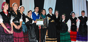 Chile.Encuentro bailes celtas