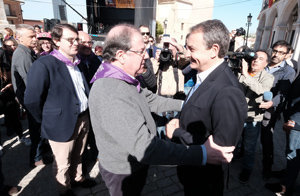 Herrara y Zapatero en Villalar