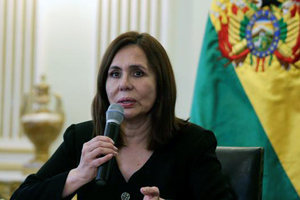 Ministra de Bolivia