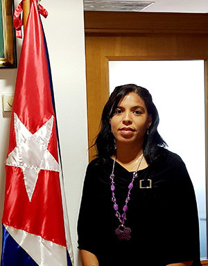 Yahima Cónsul General de Cuba en Galicia