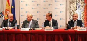 De izquierda a derecha Lage, Cavallo, Garrido y Olier