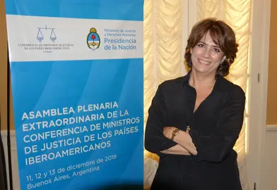 Ministra de Justicia Dolores Delgado en Bs As Dic 2018 I