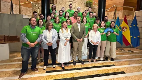 Barbón con los jóvenes de Orígenes