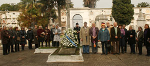 Homenaje en el Cementerio Central de Montevideo a los gallegos fallecidos. Homenaje en el Cementerio Central de Montevideo a los gallegos fallecidos.
