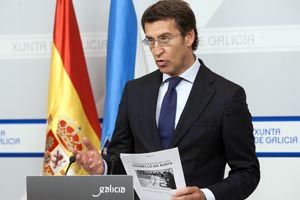 alberto nãºã±ez feijã³o comparecerã¡ en rolda de prensa para dar conta dos asuntos tratados na reuniã³n do consello. na sala de prensa de consello
foto xoã¡n crespo
12/07/12