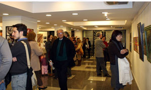 Recorrido, tras la inauguración de la muestra. Recorrido, tras la inauguración de la muestra.