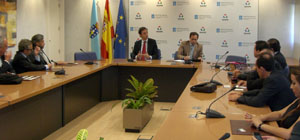 Javier Aguilera, durante el encuentro. Javier Aguilera, durante el encuentro.