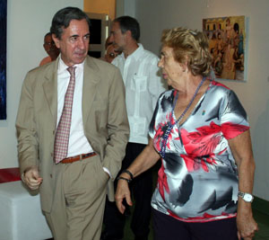 Tomás Rodríguez Pantoja charló con María A. Marcos. Tomás Rodríguez Pantoja charló con María A. Marcos.