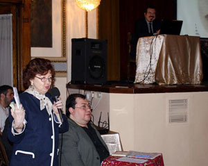 Marta Rey y Juan Alberto Baliari presentaron a Javier Barreiro. Marta Rey y Juan Alberto Baliari presentaron a Javier Barreiro.