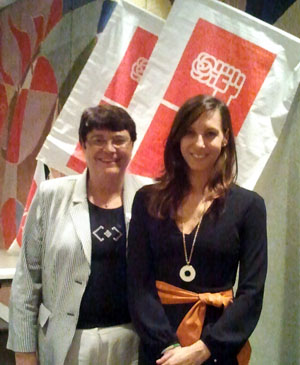 Marisol Soneira y Miriam Herrero, en el acto del PSOE. Marisol Soneira y Miriam Herrero, en el acto del PSOE.
