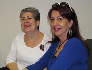 María Isabel Yánes Cámara y Edith Cejas Hernández, secretaria general y coordinadora de la Fecan, respectivamente, durante su conversación con ‘Magazine Español’. María Isabel Yánes Cámara y Edith Cejas Hernández, secretaria general y coordinadora de la Fecan, respectivamente, durante su conversación con ‘Magazine Español’.