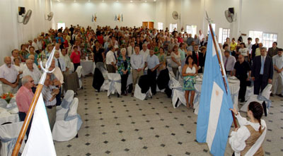 Un momento de la celebración. Un momento de la celebración.