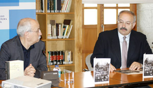 Antonio Izquierdo y Ramón Villares, durante la presentación del seminario. 