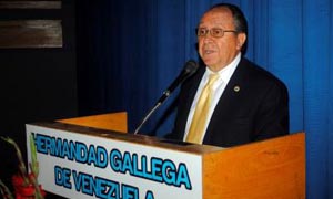 El presidente, Juan Suárez Lemos, durante su intervención en el acto de toma de posesión.