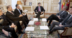 alberto nunez feijoo manten un encontro co presidente da comision de coordinacion do norte de portugal
foto: ana varela