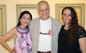Horacio Reboreda, Constanza Salgueiro y Adriana Pavón.