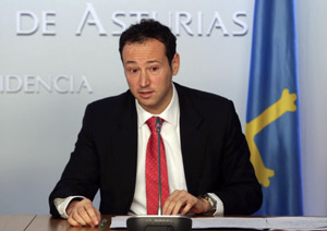 Guillermo Martínez, en la rueda de prensa del Consejo de Gobierno. Guillermo Martínez, en la rueda de prensa del Consejo de Gobierno.