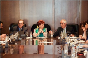 María Teresa Michelón presidió, junto a Miras Portugal y Eduardo Dizy, la comisión.