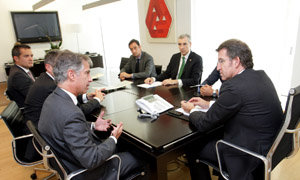 AUDIENCIA NO DESPACHO DO PRESIDENTE DA XUNTA.