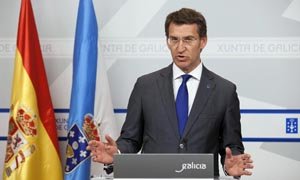 Alberto Núñez Feijóo comparecerá en rolda de prensa para dar conta dos asuntos tratados na reunión do Consello. Na sala de prensa de Consello.
foto xoán crespo
10/07/14