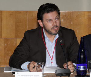 Rodríguez Miranda, durante su intervención. Rodríguez Miranda, durante su intervención.