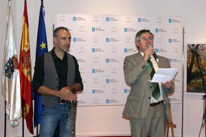Rúa y Jiménez en la presentación