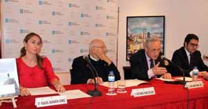 Marañón, Romay, Ónega y Vigil en la presentación