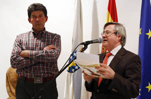Darriba y Jiménez, en la presentación