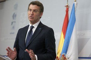 alberto nunez feijoo informa en rp dos asuntos tratados na reunion do consello
foto: ana varela