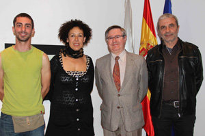 Sergio Martínez, Mercedes Castro y Miquel Insua (de izq a dcha.