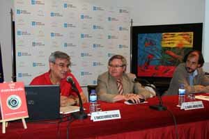 Pastoriza, Jiménez y Ortega en la presentación