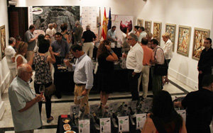 Aspecto de la sala con 51 marcas de 20 bodegas de Monterrei