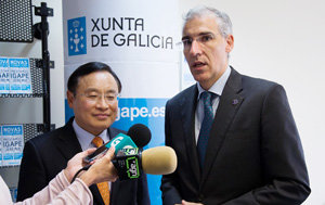 O conselleiro de Economía e Industria, Francisco Conde, participará na xornada Oportunidades Económicas entre Galicia e Corea, no que intervirá o Embaixador de Corea do Sur en España, Hee-Kwon Park, xunto con empresas e clústers galegos. Na sede do Igape (san Lázaro, s/n).
foto xoán crespo
10/09/15
