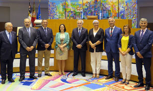 Asemblea Azores, foto de grupo no salón de Plenos 20-07-2016
