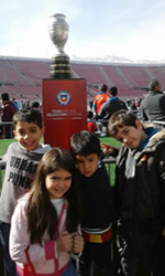Estadio Español de Chile. Visita museo fútbol1