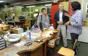A Coruña
O conselleiro de Economía, Emprego e Industria, Francisco Conde, visitará o obradoiro de artesanía Ardentia
10/08/2016
Foto Moncho Fuentes / AGN A Coruña