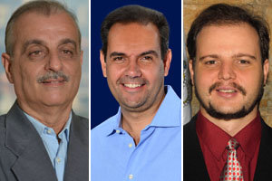 Lorenzo Javier Rolo, José Antonio Alejandro y Eduardo Pellón. Lorenzo Javier Rolo, José Antonio Alejandro y Eduardo Pellón.