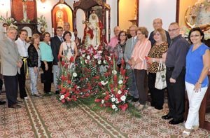 La Comisión Virgen de Candelaria en el Oratorio del HCV.