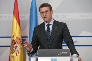 Alberto Núñez Feijóo comparecerá en rolda de prensa para dar conta dos asuntos tratados na reunión do Consello. Na sala de prensa de Consello.
foto xoán crespo
19/01/17