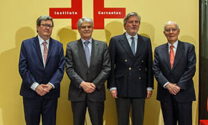 Desde la izquierda, Juan Manuel Bonet, Alfonso Dastis, Íñigo Méndez de Vigo y Víctor García de la Concha. Desde la izquierda, Juan Manuel Bonet, Alfonso Dastis, Íñigo Méndez de Vigo y Víctor García de la Concha.