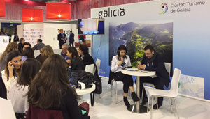 El estand contó con un área para el encuentro entre profesionales. El estand contó con un área para el encuentro entre profesionales.