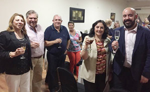 Carlos Tercero, durante la visita a la Asociación Hispano Argentina de Santa Rosa. Carlos Tercero, durante la visita a la Asociación Hispano Argentina de Santa Rosa.