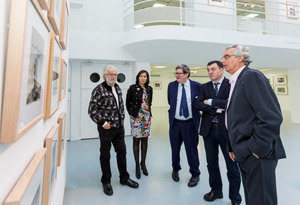 Un momento de la inauguración de la muestra. Un momento de la inauguración de la muestra.