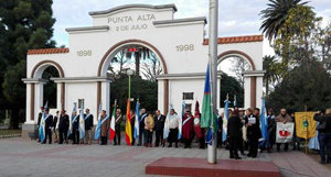 Un momento de la celebración del aniversario de la ciudad. Un momento de la celebración del aniversario de la ciudad.