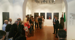 Acto inaugural de la exposición ‘Mascaradas’ en Roma. Acto inaugural de la exposición ‘Mascaradas’ en Roma.