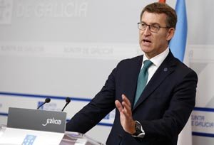 SAN CAETANO
O titular do Goberno galego, Alberto Núñez Feijóo, na rolda posterior 'a reunión do Consello da Xunta.
foto xon crespo
22/06/17