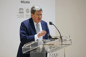 Juan Manuel Bonet, durante su intervención en el acto inaugural de la Reunión. Juan Manuel Bonet, durante su intervención en el acto inaugural de la Reunión.
