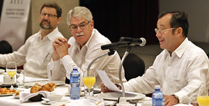 El ministro Dastis, durante la reunión con los empresarios españoles en Cuba, El ministro Dastis, durante la reunión con los empresarios españoles en Cuba,