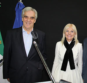 Javier Sandomingo y Teresa Castaldo, embajadores de España e Italia, respectivamente. Javier Sandomingo y Teresa Castaldo, embajadores de España e Italia, respectivamente.