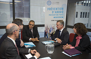 Urkulliu, durante su visita al Centro para la Prevención de la Radicalización. Urkulliu, durante su visita al Centro para la Prevención de la Radicalización.